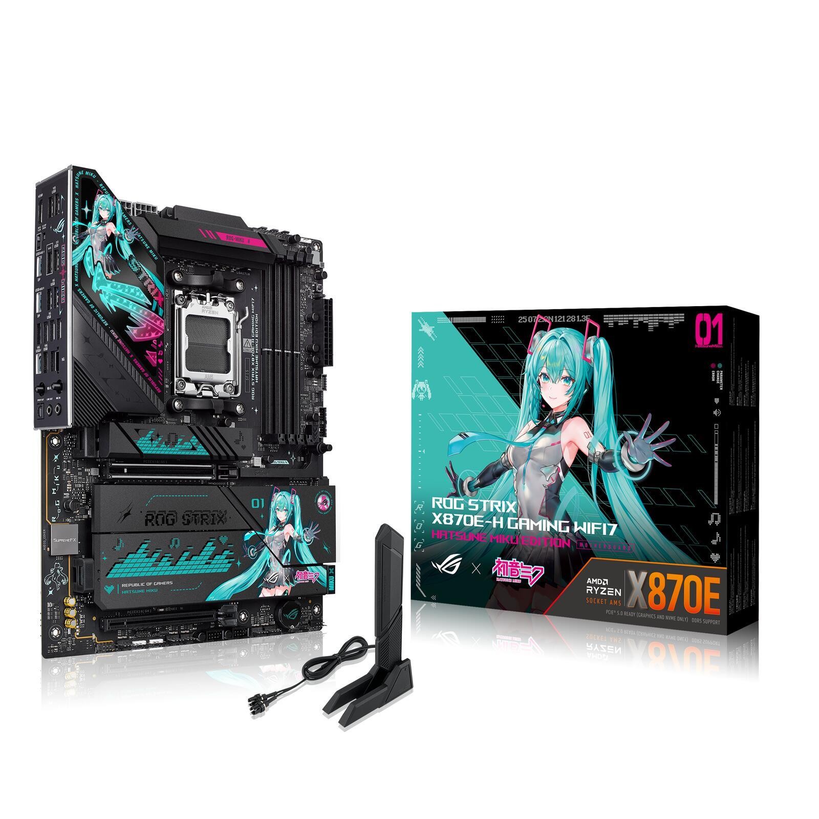 ASUS ROG STRIX X870E-H GAMING WIFI7 HATSUNE MIKU EDITION AMD X870E