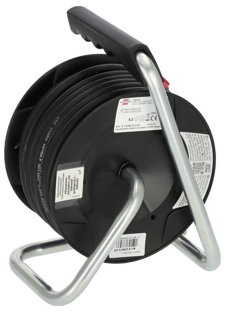 Brennenstuhl 9123020115 Kabeltrommel 12m noir