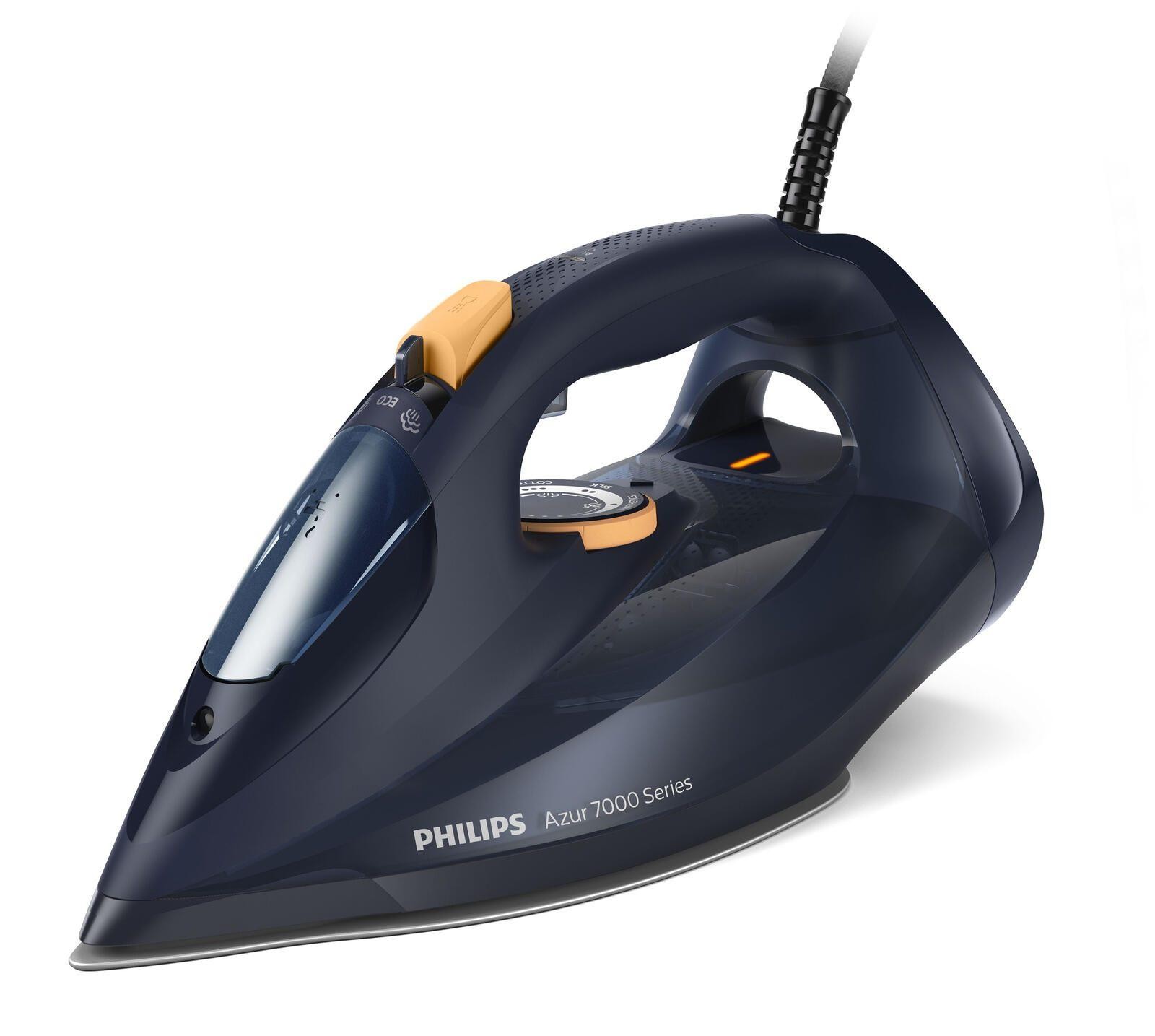 Philips 7000 series DST7060/20 HV Steam Iron Blue/Yellow - Philips