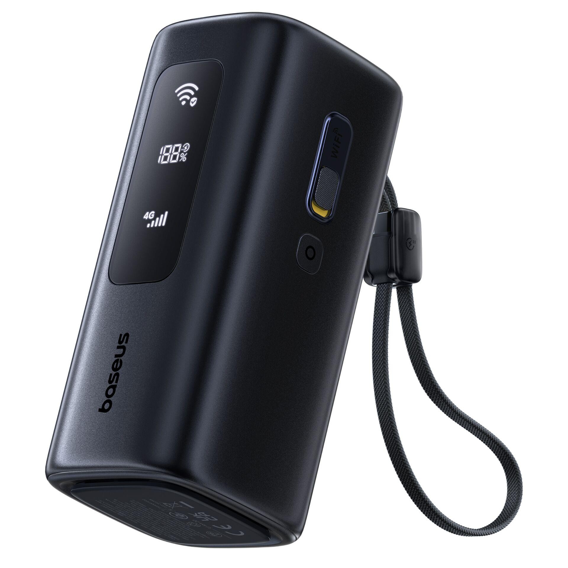 Baseus EnerGeek GX11 MiFi Power Bank 20000mAh 67W Cosmic nero