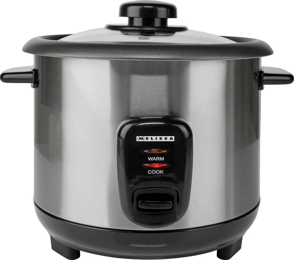 Melissa 16280023 rice cooker 1 L 400 W Black, Silver - Melissa