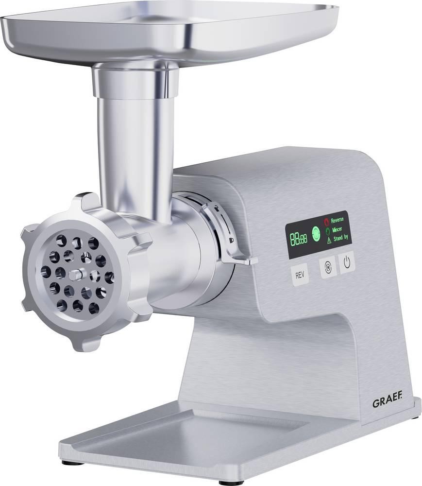 Graef FW 500 mincer 400 W Silver - Graef FW 500, 400 W, Silver, 8 mm,