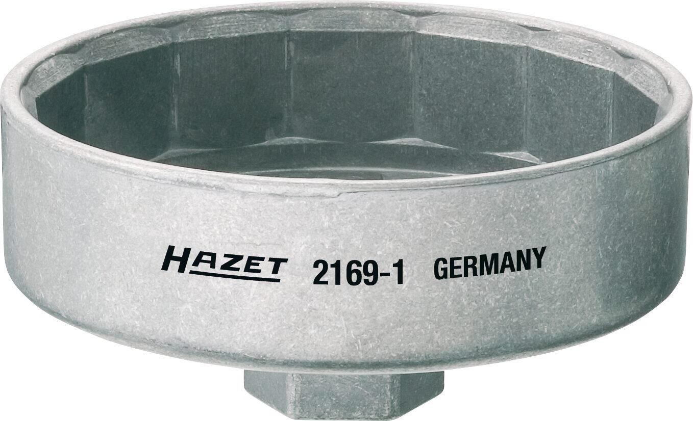 Hazet Ölfilterschlüssel, 2169-1, D.102mm, Antrieb 4k.Hohl 12,5mm