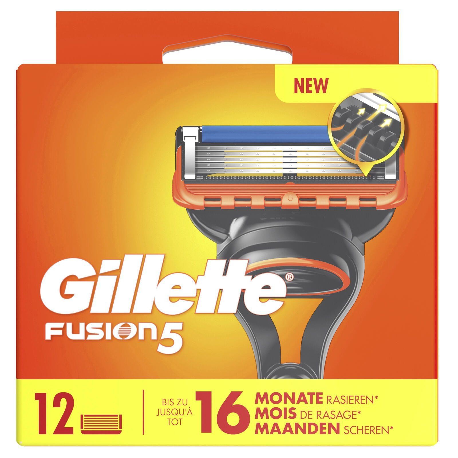 Gillette Fusion5 Rasierklingen 12 Stück