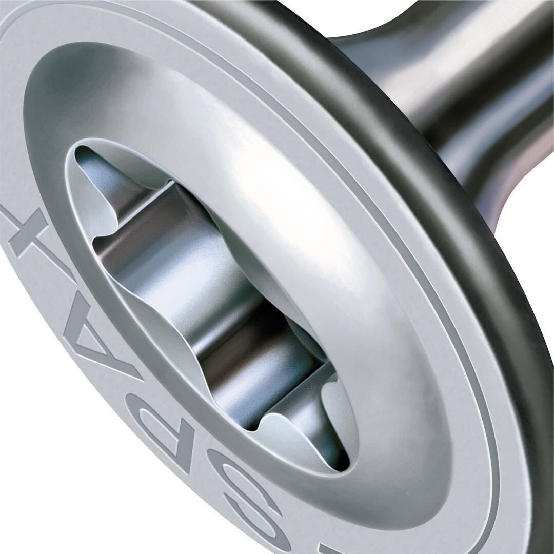SPAX 0251011001605 Tellerschrauben 10mm 160mm T-STAR plus Stahl 25St.