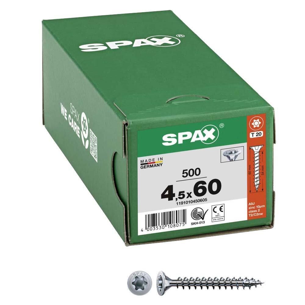 SPAX 1191010500505 Senkkopfschraube 5mm 50mm T-STAR plus Stahl 500St.