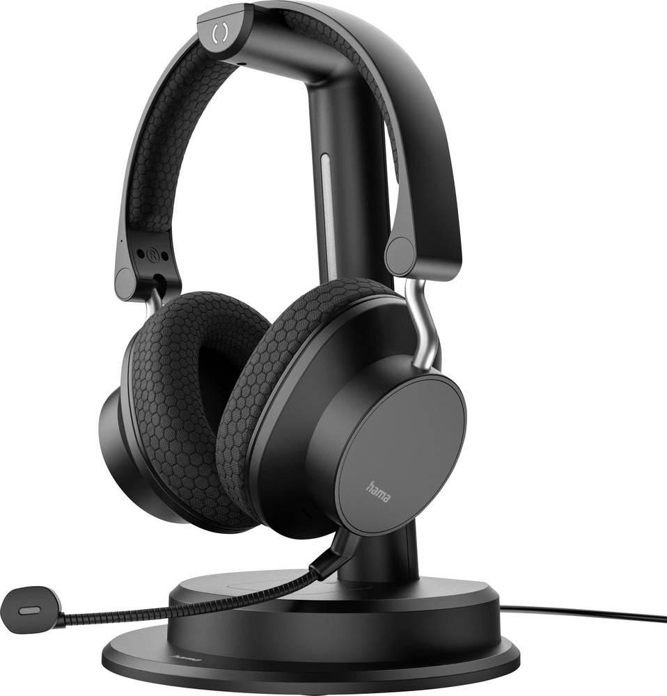 Hama BT-900 Bluetooth -Headset, Multipoint, Ladestation, ENC,