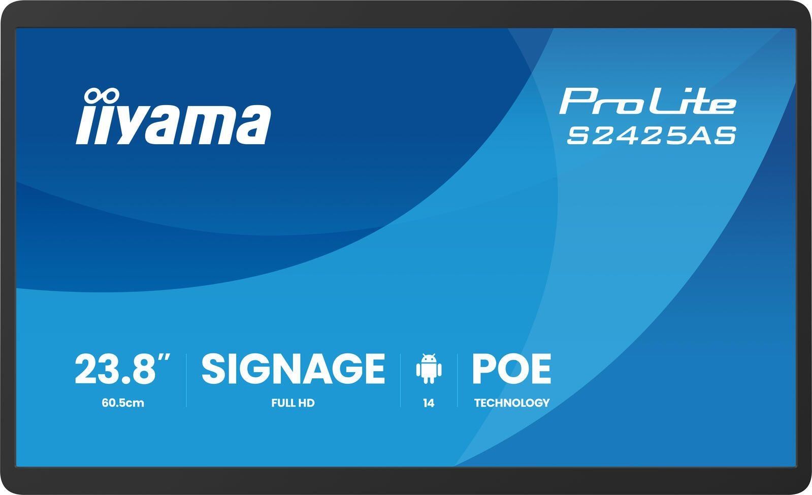 iiyama ProLite S2425AS-B1P Digital signage flat panel 60.5 cm (23.8")