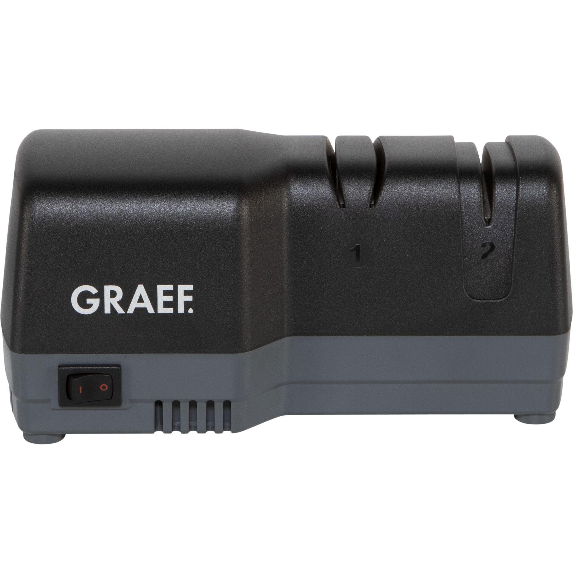 Graef CC82 Electric knife sharpener Black, Grey - Graef CC82, 85 mm,