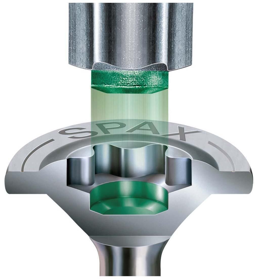 SPAX 0251011002605 Tellerschrauben 10mm 260mm T-STAR plus Stahl 25St.