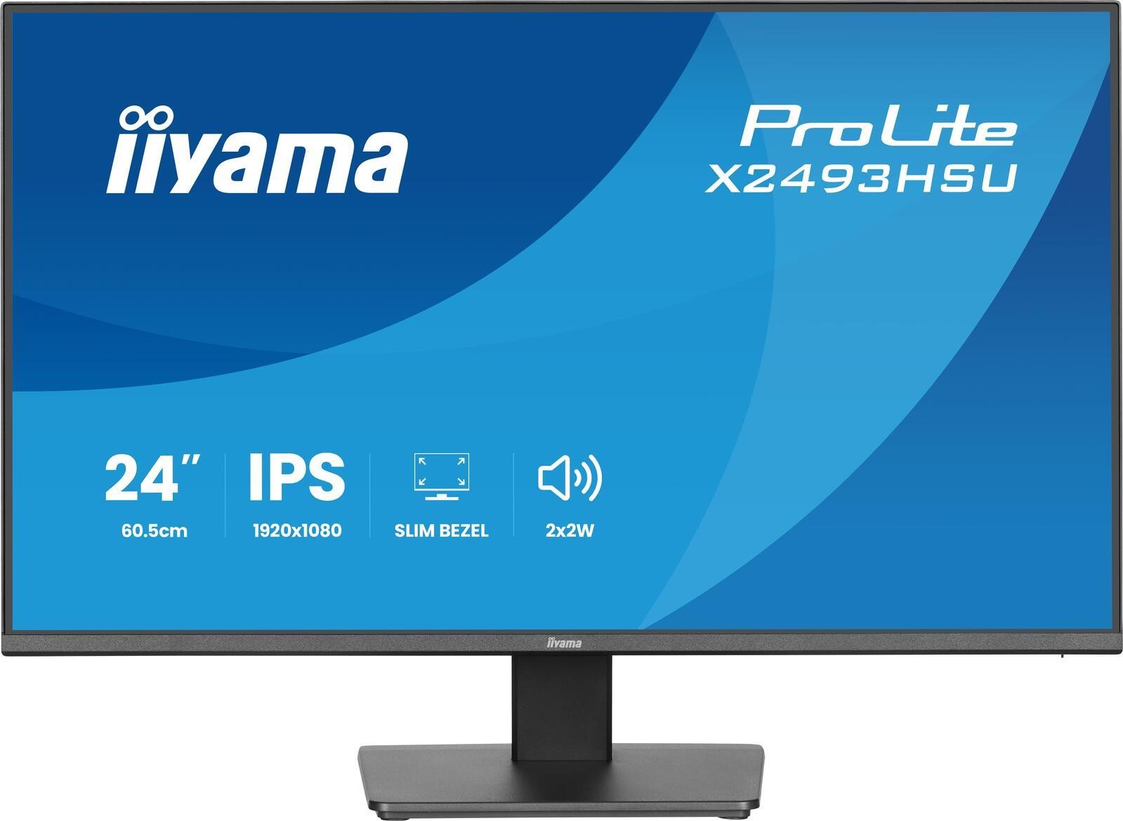 iiyama ProLite X2493HSU-B1 pantalla para PC 60,5 cm (23.8") 1920 x