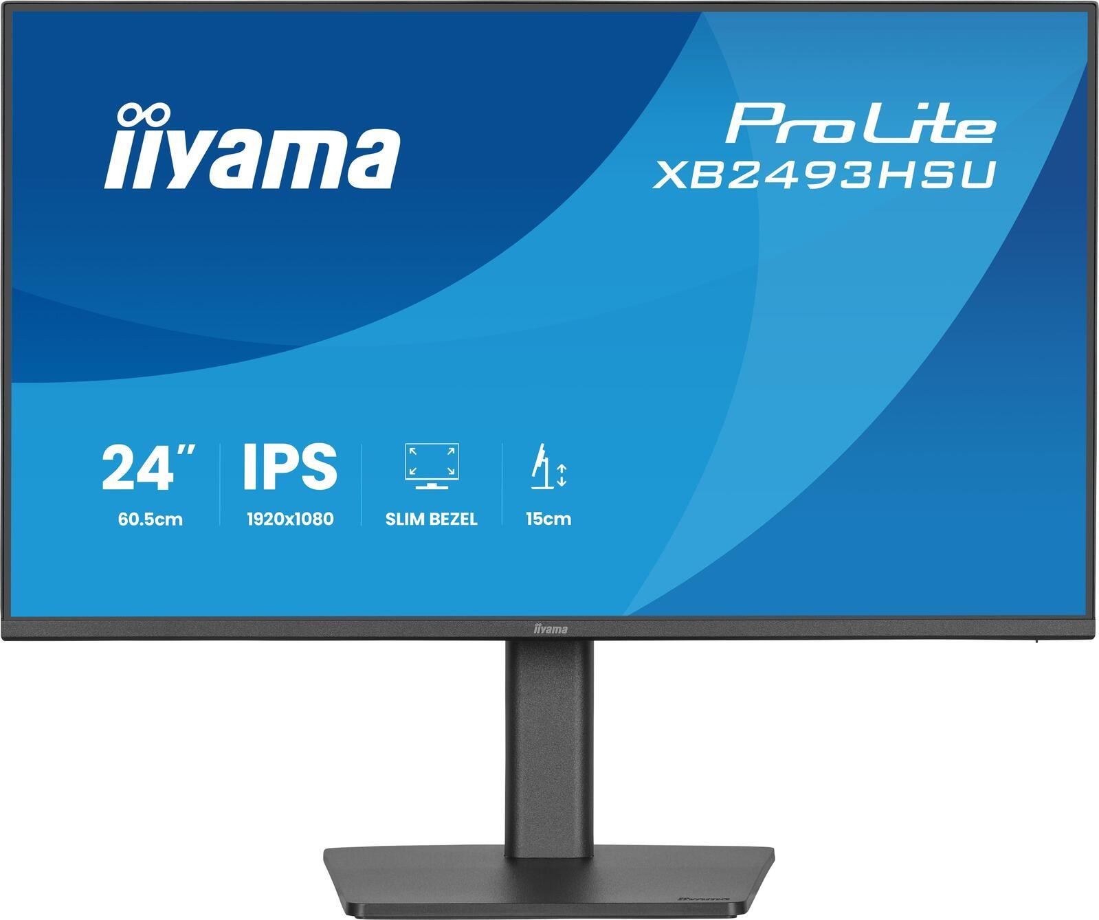 iiyama ProLite XB2493HSU-B1 computer monitor 60.5 cm (23.8") 1920 x
