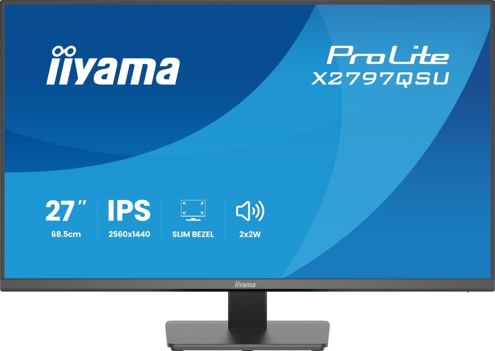 iiyama ProLite X2797QSU-B1 computer monitor 68.6 cm (27") 2560 x 1440