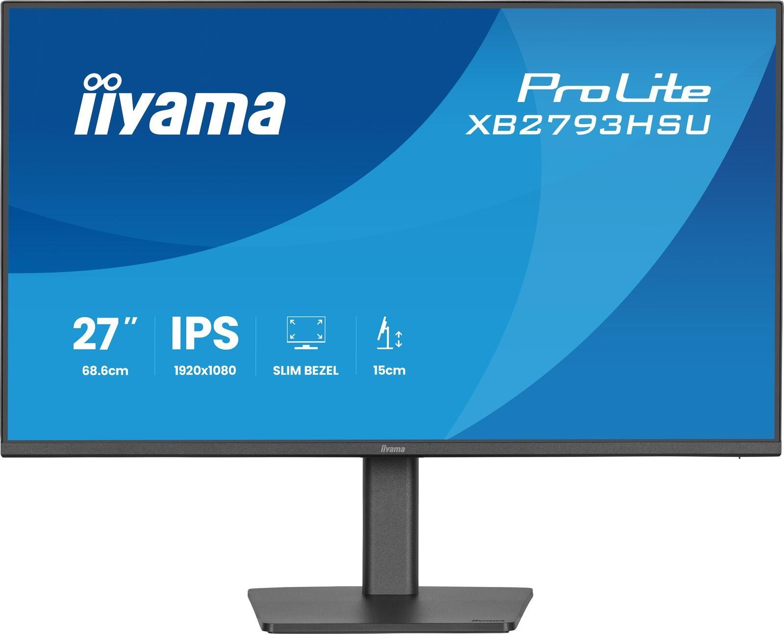 iiyama ProLite XB2793HSU-B1 Monitor PC 68,6 cm (27") 1920 x 1080