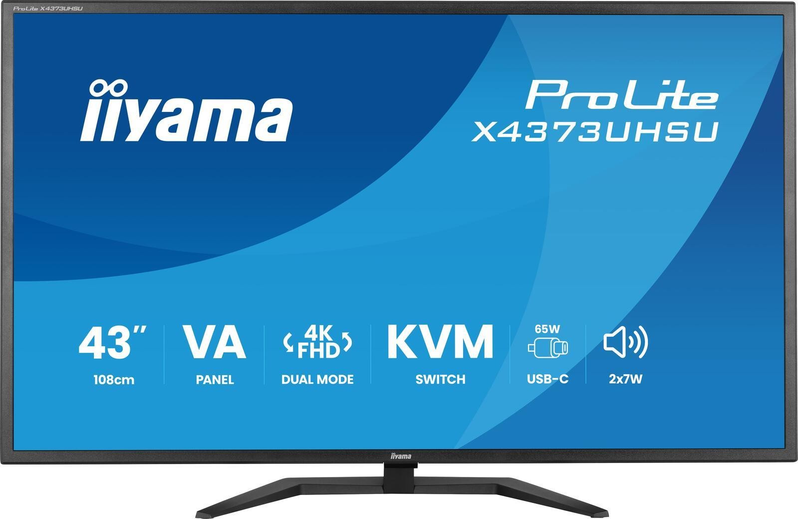iiyama ProLite X4373UHSU-B2 computer monitor 108 cm (42.5") 3840 x