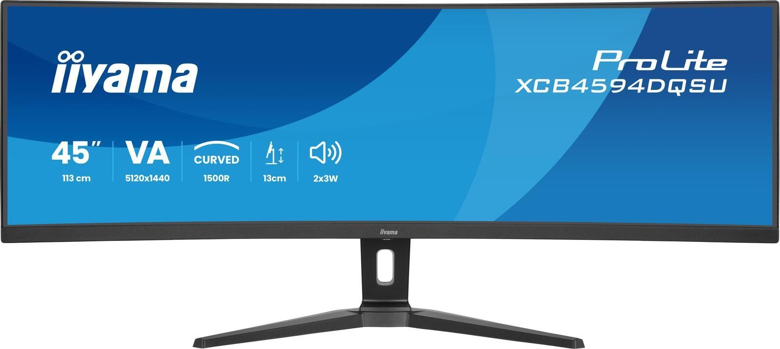 iiyama ProLite XCB4594DQSU-B1 écran plat de PC 113 cm (44.5") 5120 x