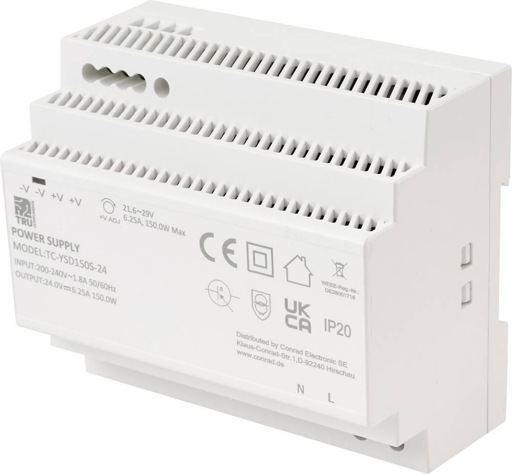 TRU COMPONENTS TC-13710896 Hutschienen-Chargeur (DIN-Rail) Verbrauch (