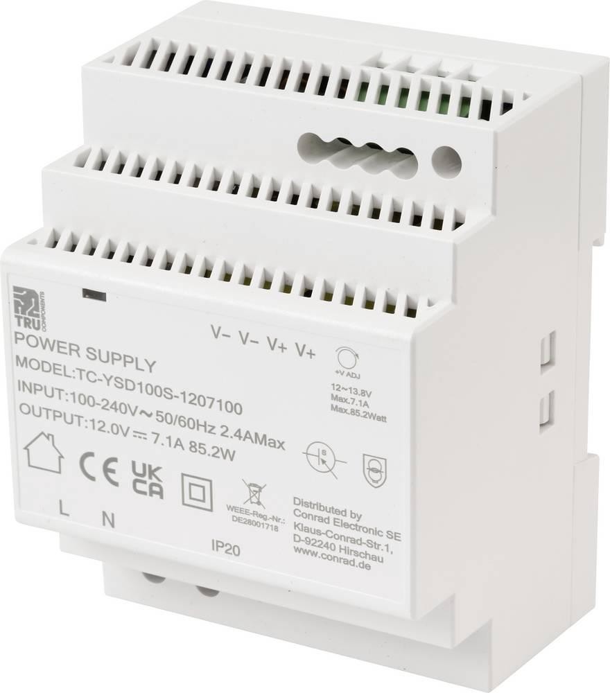 TRU COMPONENTS TC-13710884 Hutschienen-home charger (DIN-Rail)