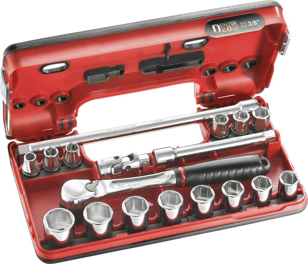 Facom Steckschlüsselsatz metrisch 3/8\ (10 mm) 17teilig JL.DBOX1PB