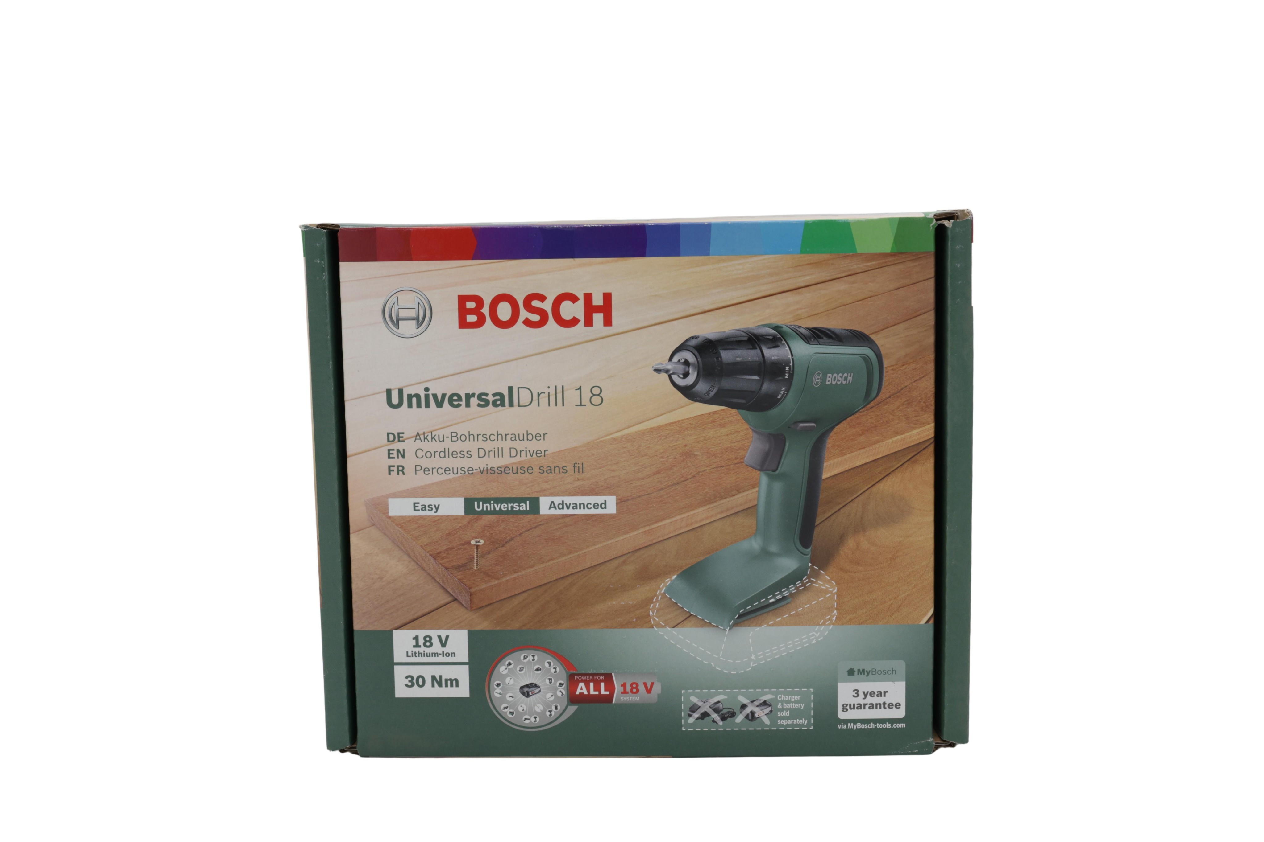 Bosch 06039C8000 Akkuschrauber UniversalDrill 18 , without