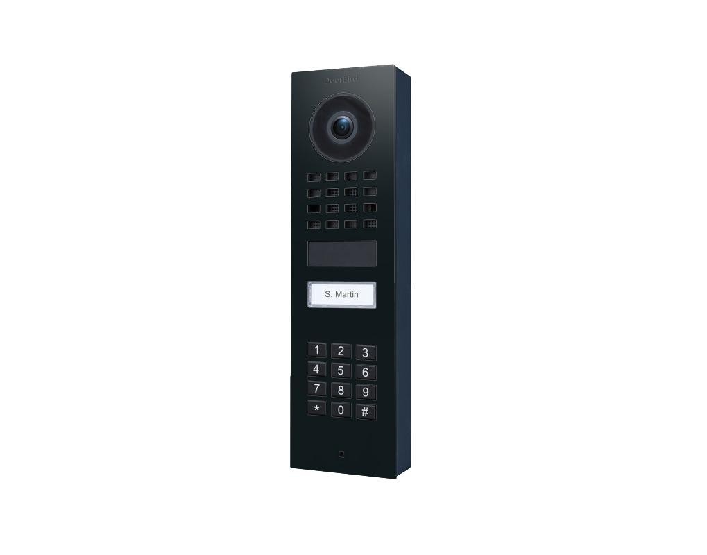 DoorBird D1101KV Aufputz IP Viedo doorbell panel V2A Polar Raven