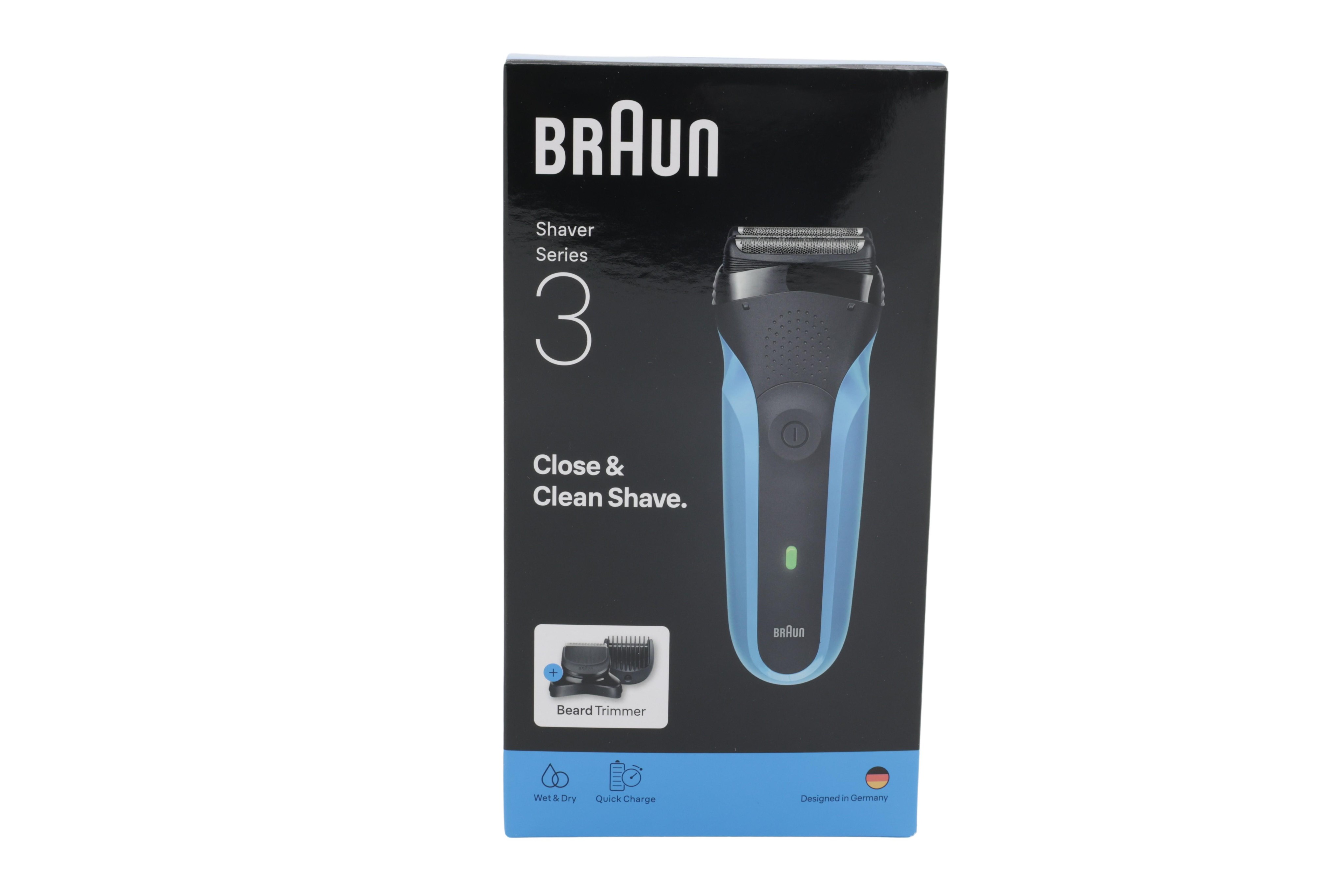 Braun Series 3 310BT (schwarz/blau, Wet&Dry)