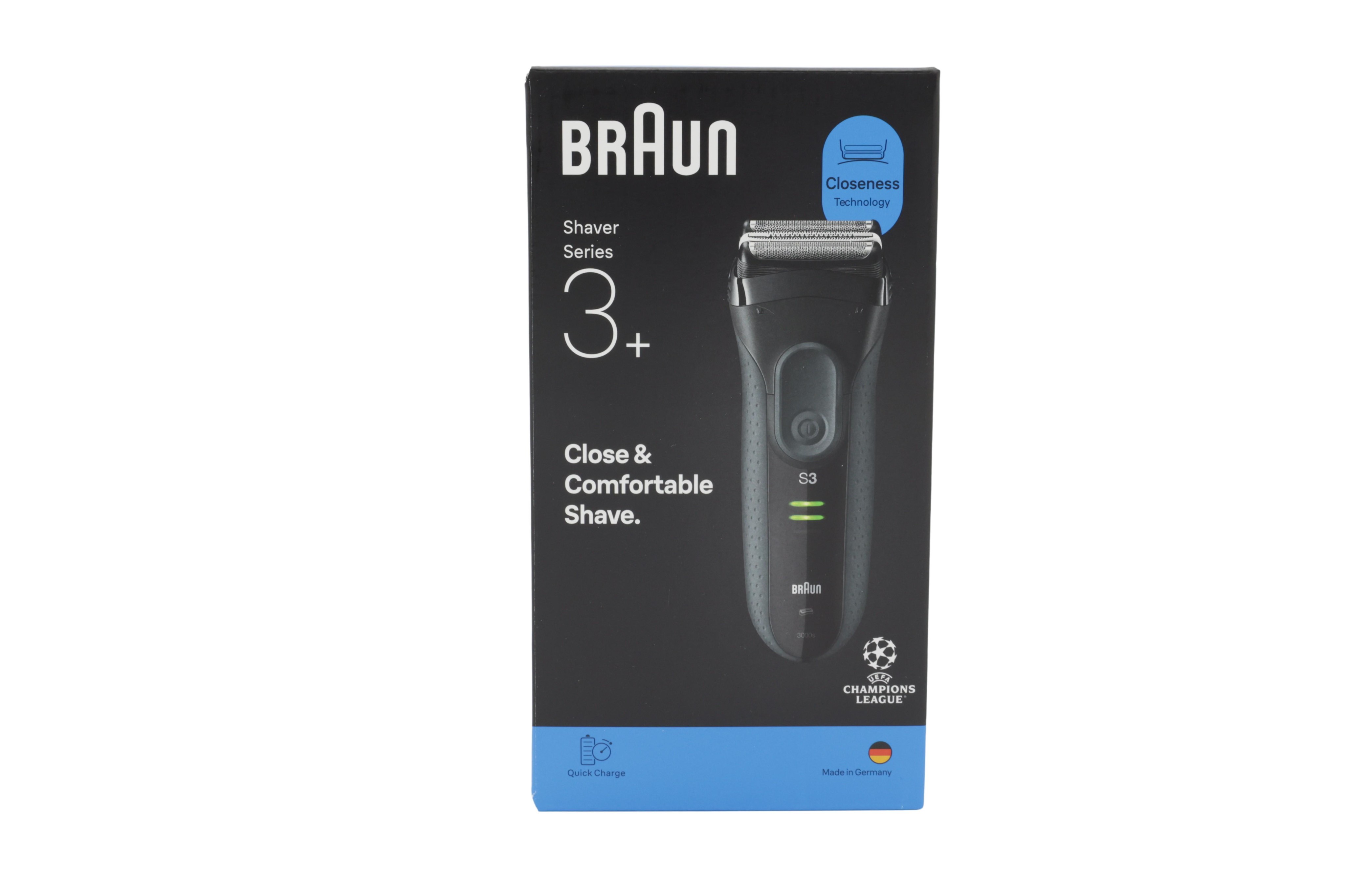 Braun Serie 3 3000S Foil shaver Grey - Braun Serie 3 3000S, Foil