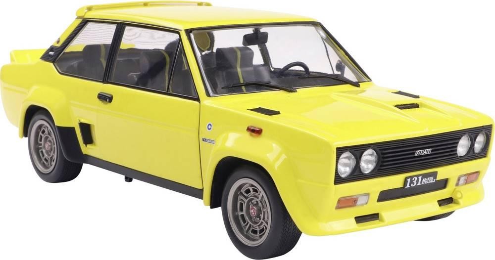 Solido PKW Modell Fiat 131 Abarth 1980 yellowFertigmodell PKW Modell