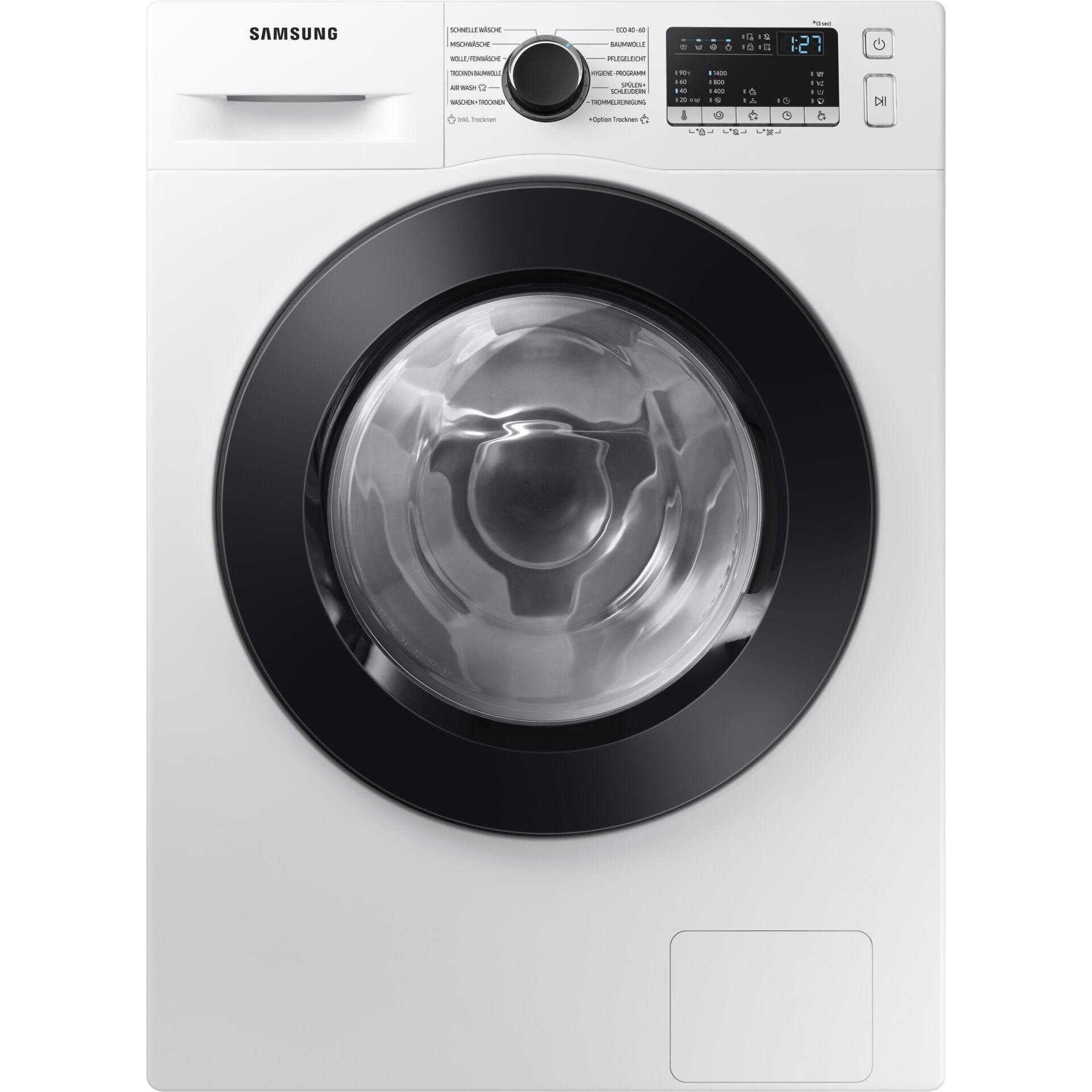 Samsung WD81T4049CE/EG washer dryer Freestanding Front-load Black,