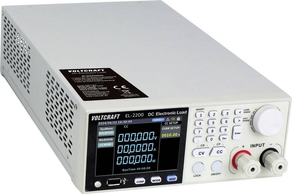 VOLTCRAFT EL-2200 Elektronische Last 600 V/DC 20A 200W