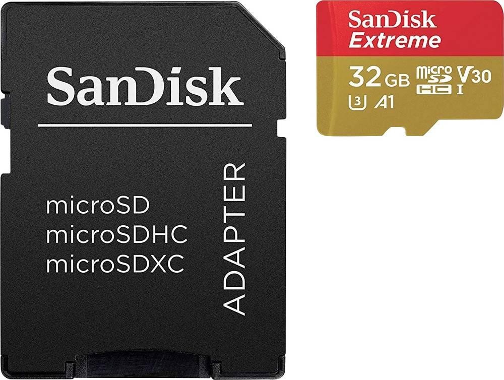 SanDisk Extreme microSDHC-Karte Retail 32GB A1 Application