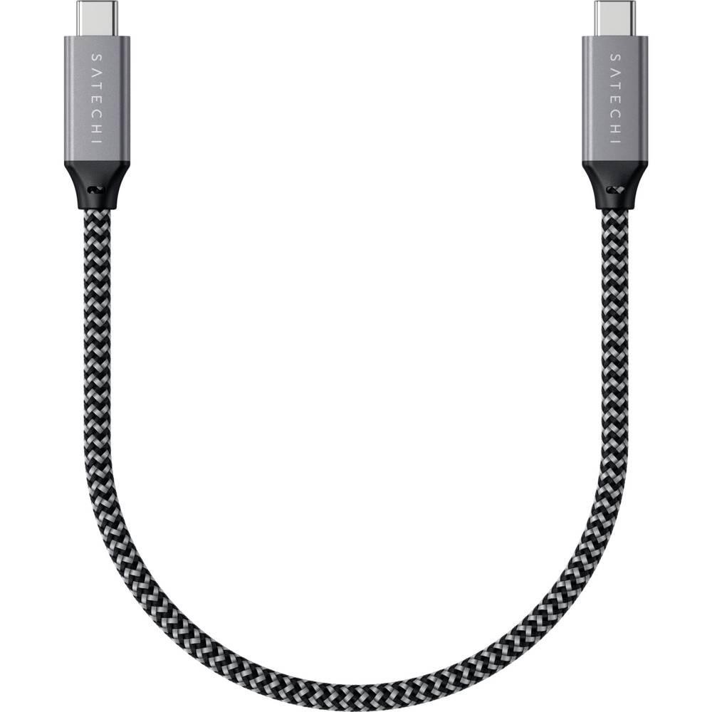 Satechi ST-U4C25M câble USB USB4 Gen 3x2 0,25 m USB C Noir, Gris -