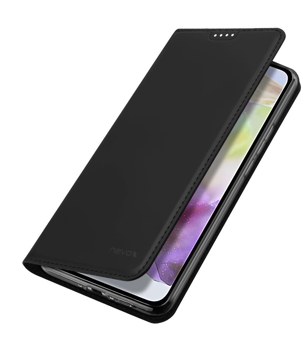 nevox 2601 mobile phone case 17 cm (6.7") Folio Black - nevox 2601,