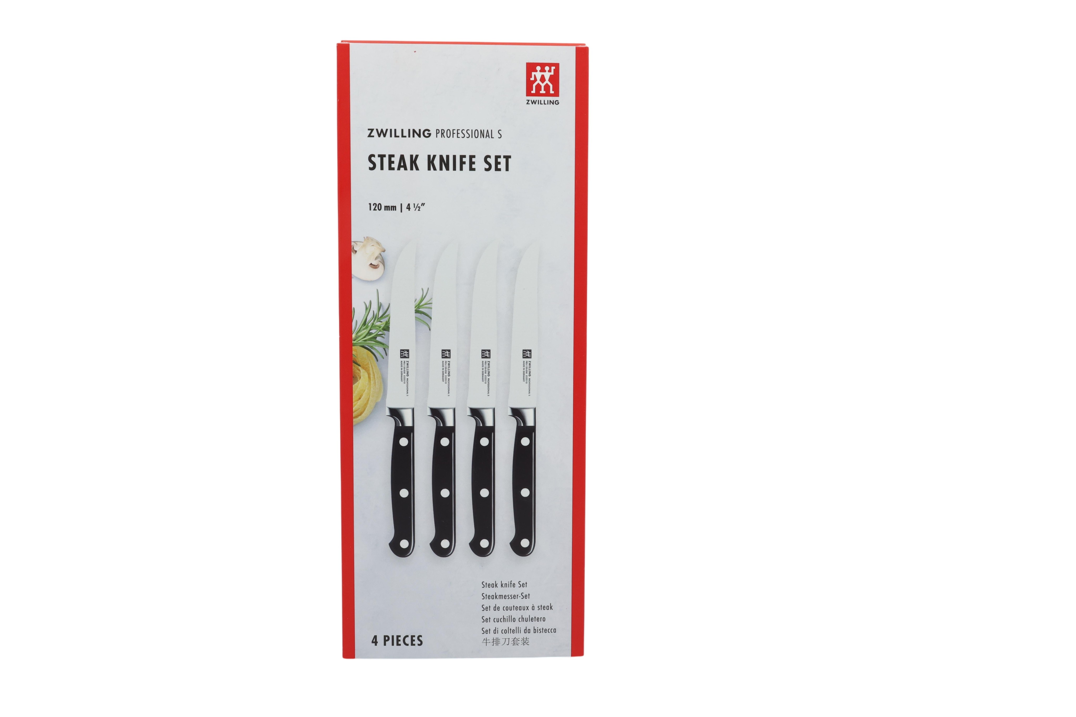 Zwilling 39188-000-0 Professional S Steakset, 140 x 250 mm, noir