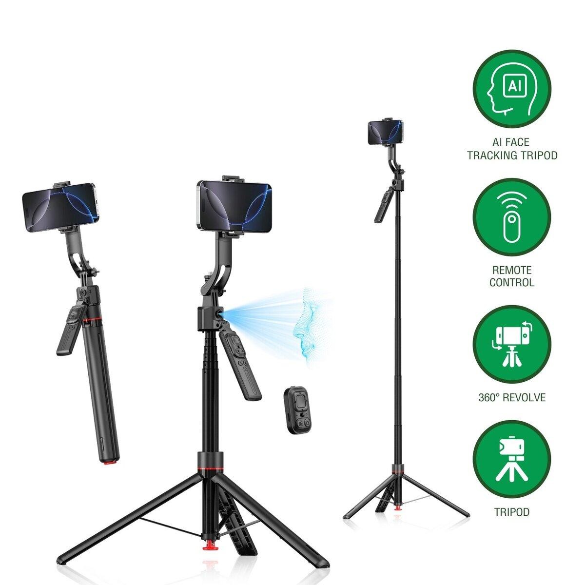 4smarts 541772 tripod Smartphone/Digital camera 3 leg(s) Black -