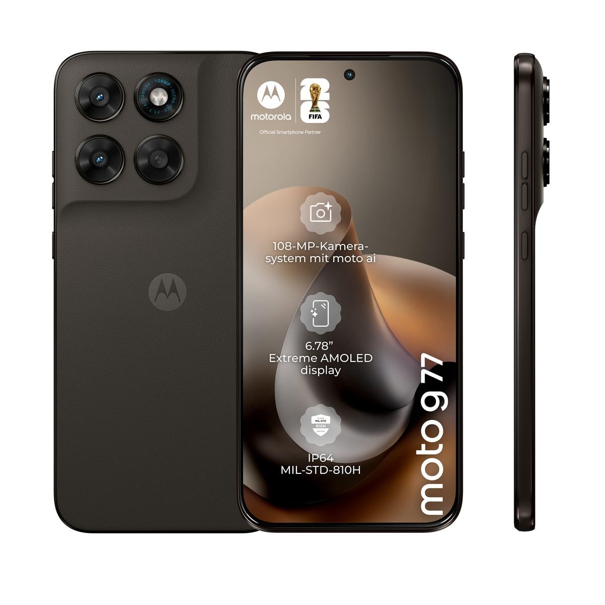 Motorola moto g77 17.3 cm (6.8") Hybrid Dual SIM Android 16.0 5G USB