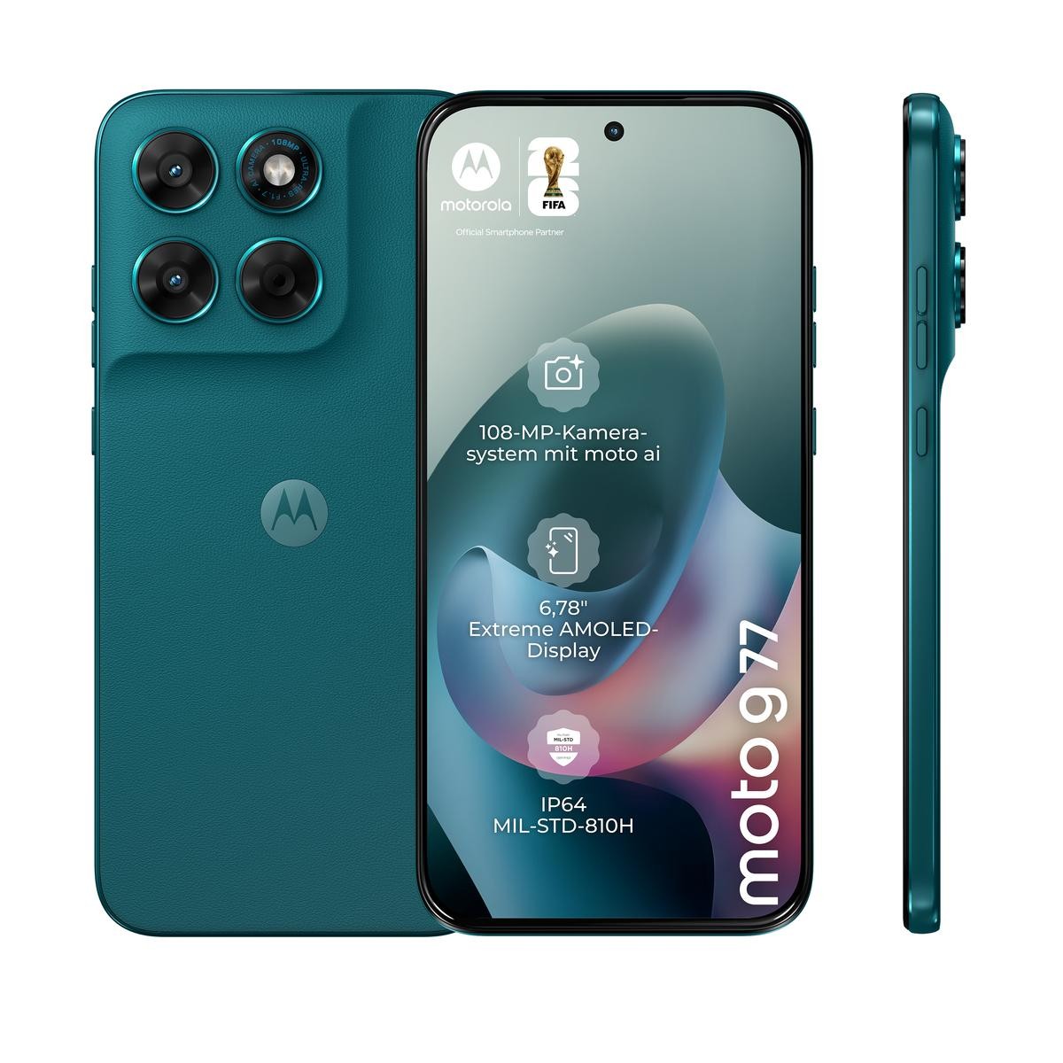 Motorola moto g77 17.3 cm (6.8") Hybrid Dual SIM Android 16.0 5G USB