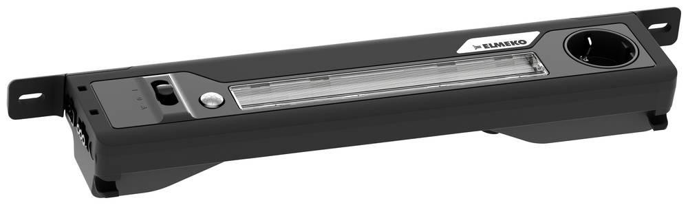 Elmeko LED-Leuchte LMX-360, 100-240V AC, 11W black 11W 1400lm (L x B