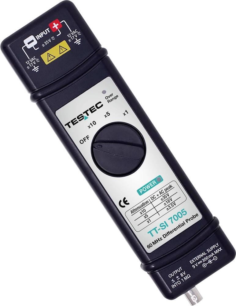 Testec TT-SI 7005 Differential-Tastkopf 60MHz 1:1, 5:1, 10:1