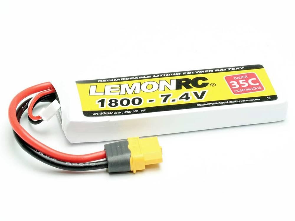 LemonRC Modellbau-Akkupack (LiPo) 7.4V 1800 mAh Zellen-Zahl: 2 35 C