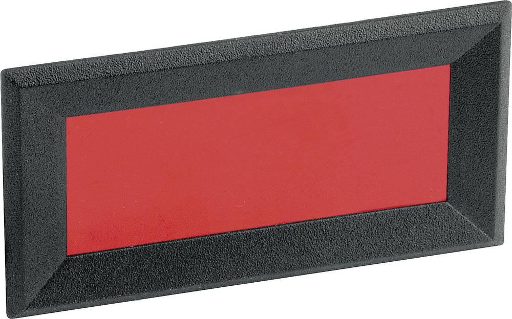 Mentor 2656.8422 Frontrahmen black, Rot (B x H x T) 64 x 28 x 2.3mm