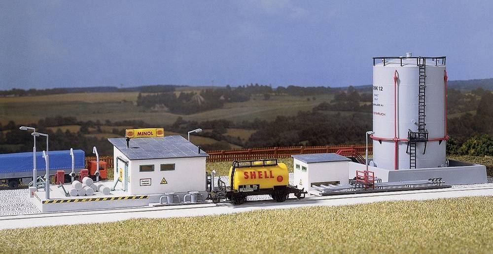 Auhagen 12 264 H0, TT Kleines Tanklager mit Hochtank