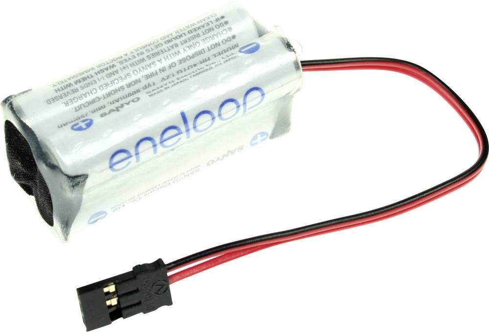 Panasonic eneloop Würfel F2x2 Akkupack 4x Micro (AAA) Kabel, jack