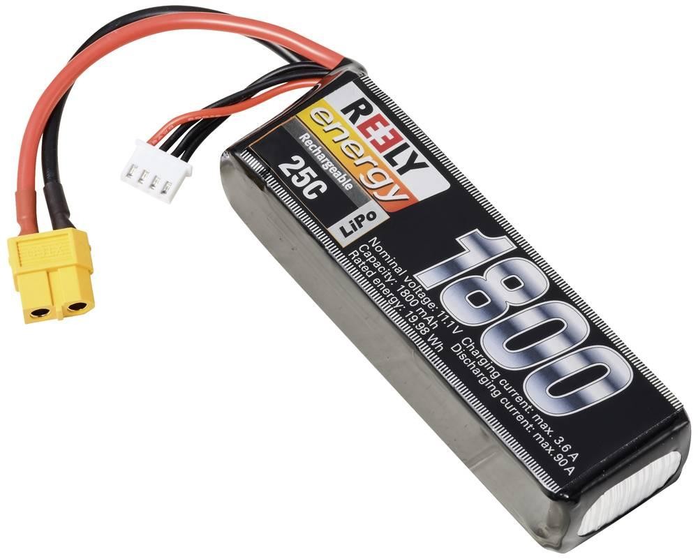 Reely Modellbau-Akkupack (LiPo) 11.1V 1800 mAh Zellen-Zahl: 3 25 C