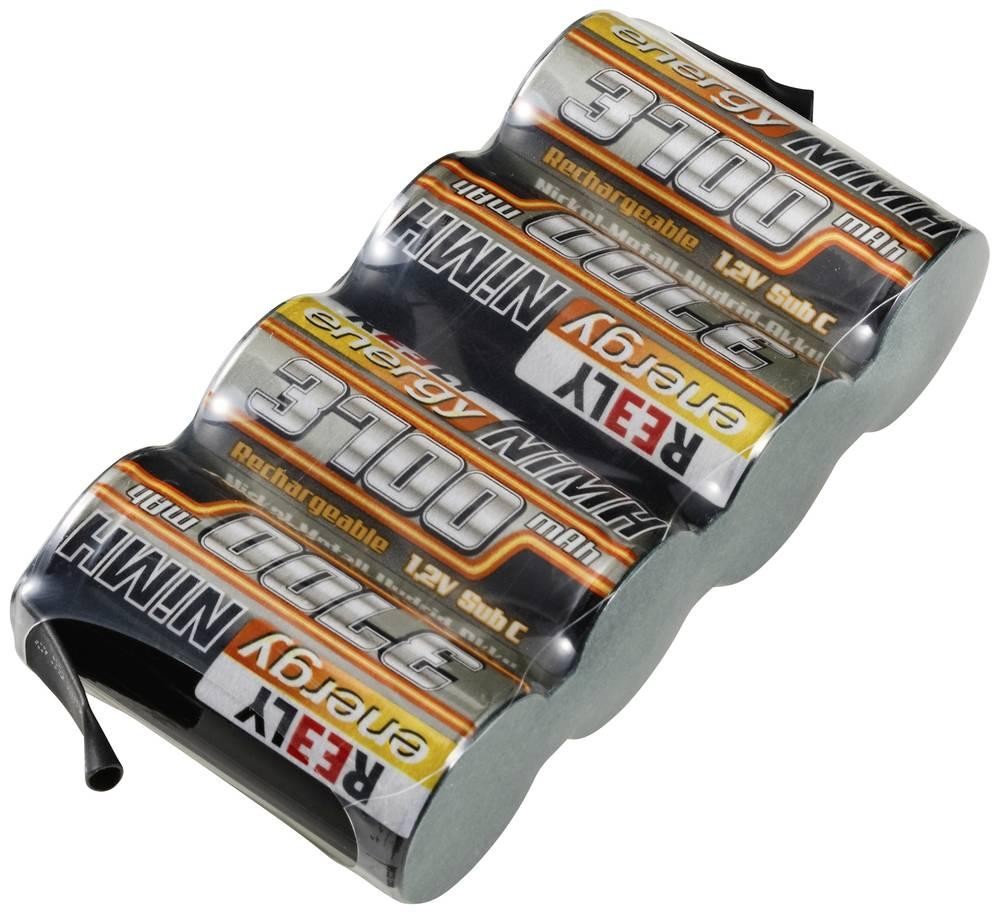 Reely Modellbau-Akkupack (NiMh) 4.8V 3700 mAh Zellen-Zahl: 4 Sub-C