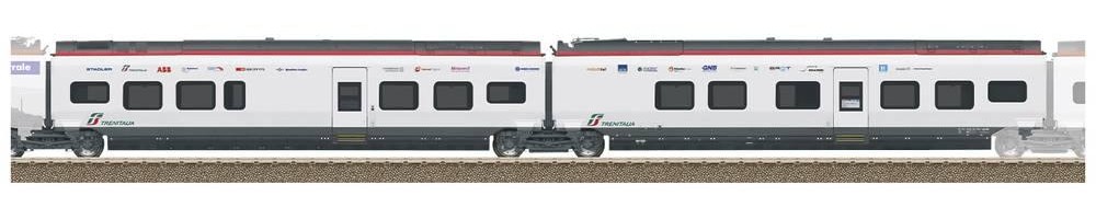 TRIX H0 23284 H0 Ergänzungswagen-Set 1 to RABe 501 Giruno der SBB