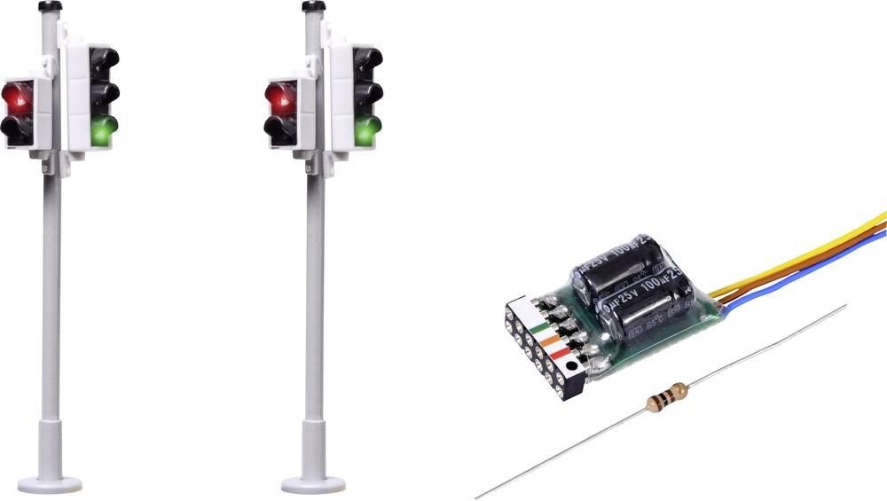 Viessmann Modelltechnik 5095 H0 pack of 2 Set Verkehrsampel incl. Fuß