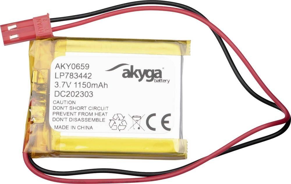 Akyga Modellbau-Akkupack (LiPo) 3.7V 1150 mAh JST