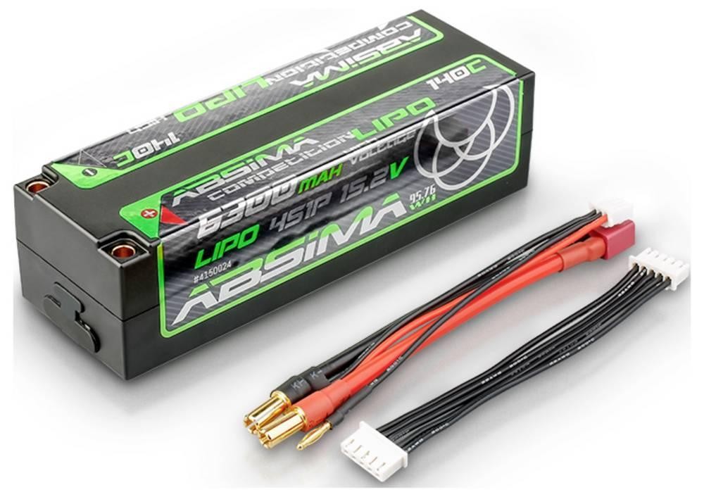 Absima Modellbau-Akkupack (LiPo) 15.2V 6300 mAh Zellen-Zahl: 4 140 C