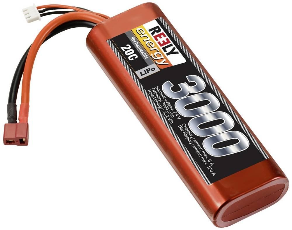 Reely Modellbau-Akkupack (LiPo) 7.4V 3000 mAh Zellen-Zahl: 2 20 C